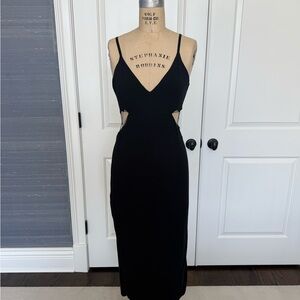 T Alexander Wang Black Bodycon Dress with cutouts- size L